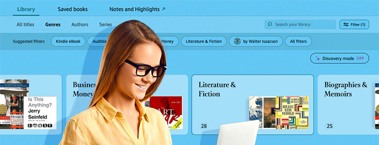亚马逊新推出可概览账户全部图书的“Your Books”功能