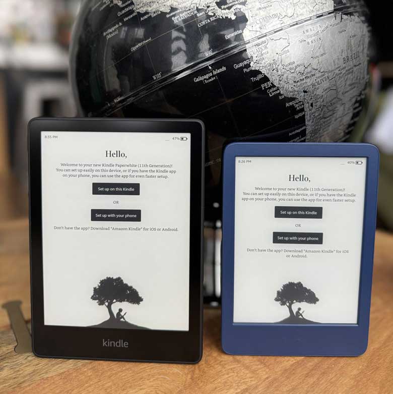 设置Kindle Paperwhite和入门版Kindle