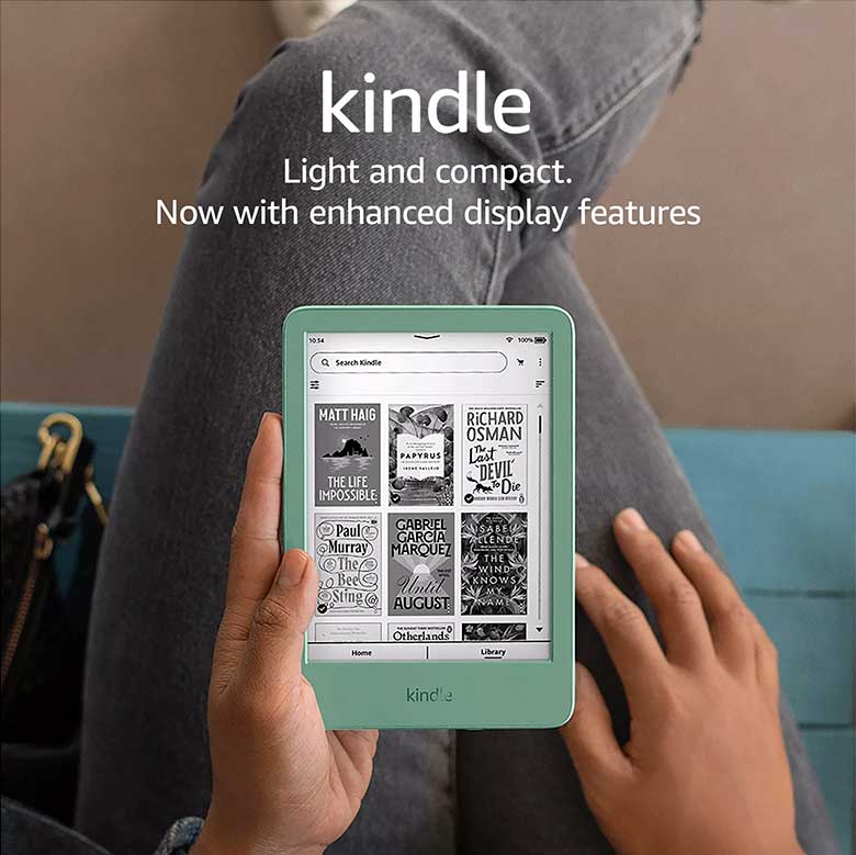 第12代入门版Kindle在John Lewis网站上的展示图片