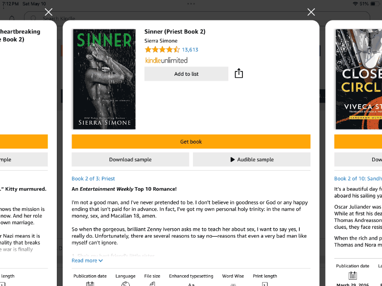 iOS版Kindle应用添加获取电子书按钮